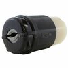 Ac Works NEMA L16-20R 3-Phase 20A 480V 4-Prong Locking Female Connector with UL, C-UL Approval in Black ASL1620R-BK